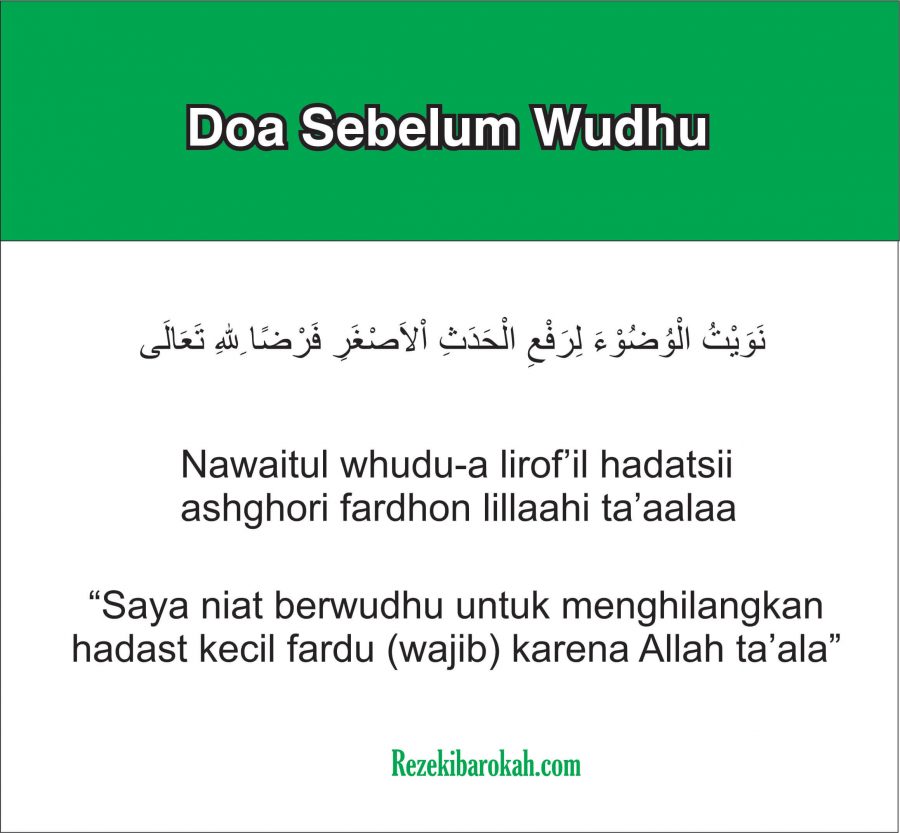 Doa Setelah Wudhu Dan Sesudah Lengkap Arab Latin Dan Arti