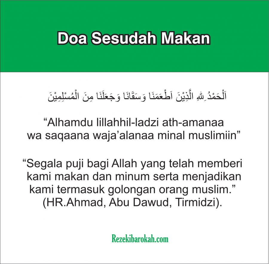 Doa Sebelum Dan Sesudah Makan Adab Makan Dalam Islam