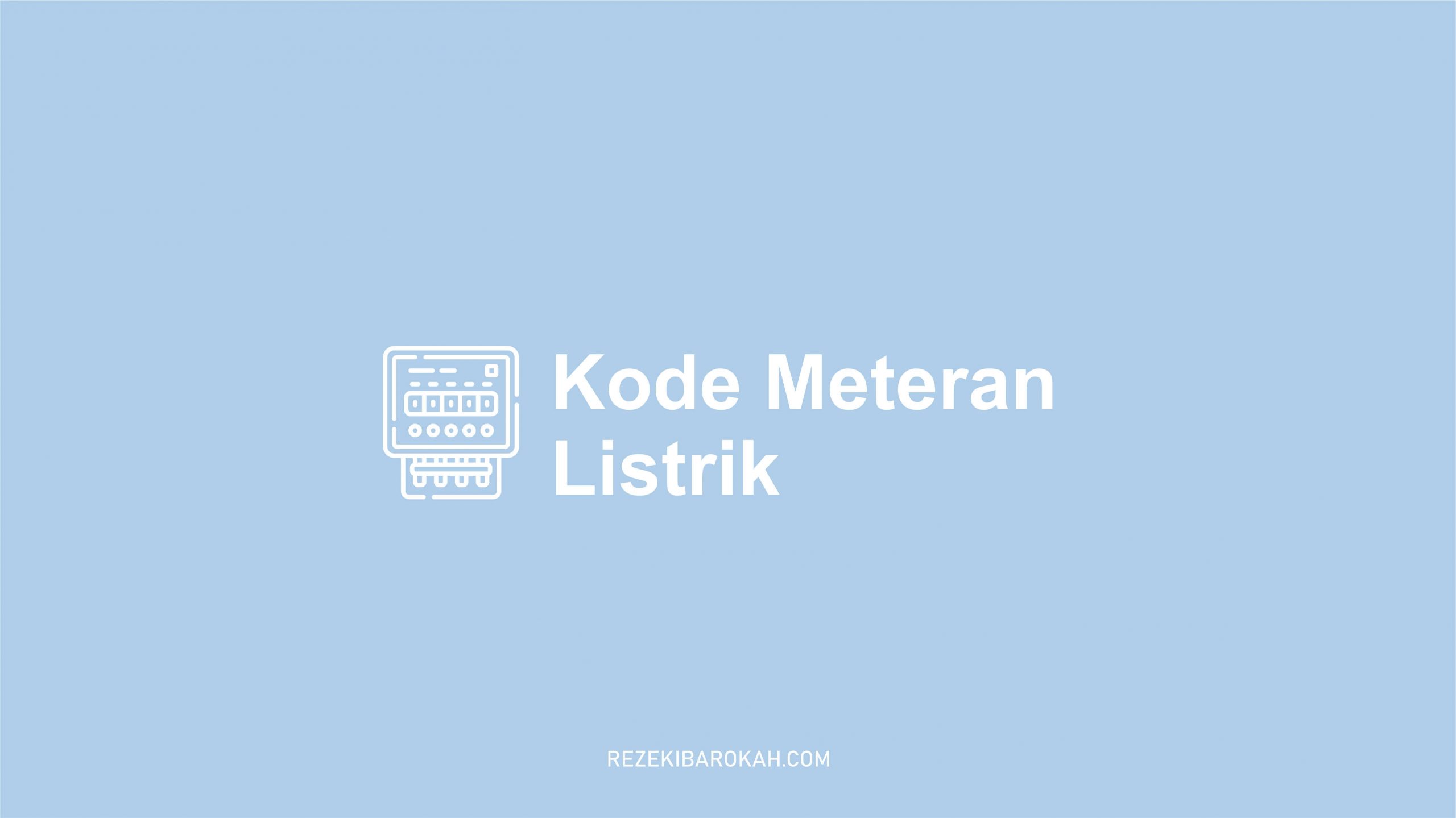 kode rahasia meteran listrik